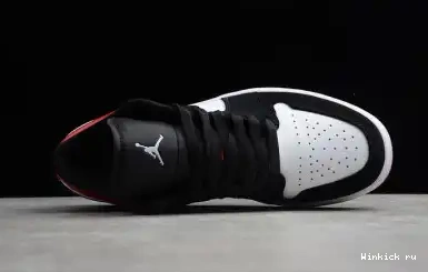 JORDAN TOE BLACK LOW AIR 1 0629